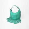 SWC127 Signature Side-Fringe Hobo Bag