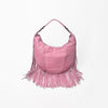 SWC127 Signature Side-Fringe Hobo Bag