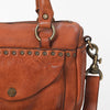 SWC483 Caventina - Leather Riveted Tote Bag