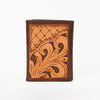 BEBGM167-Western Leather Trifold Wallet