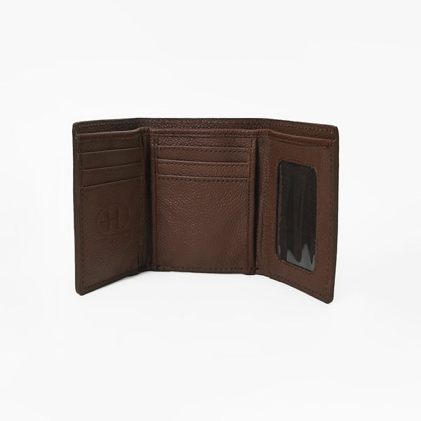 BEBGM180-Western Leather Trifold Wallet