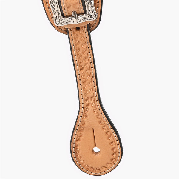 BER407-Western American Leather Spur Strap