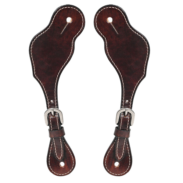 BER270-Western American Leather Spur Strap